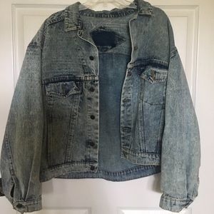 Acid Wash Denim Jacket